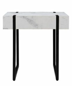 SEI Furniture - Rangley Modern Faux Marble End Table