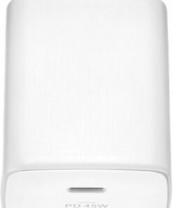 Insignia™ - 45 W 2-Port USB-C Wall Charger for Apple/Android - White