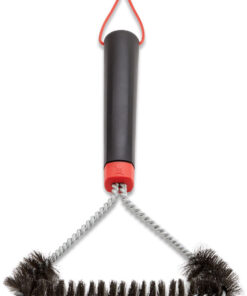 Weber - 12" Three-Sided Grill Brush - Black