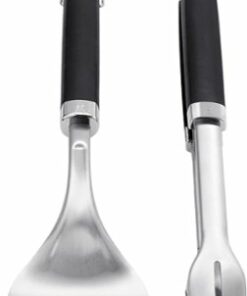 Weber - Precision Grill Tongs and Spatula Set - Black