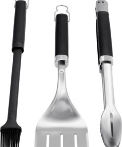 Weber - Precision 3-Piece Grill Tool Set - Black