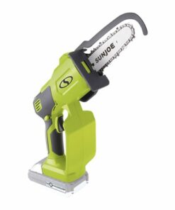 Sun Joe 24V-HCS-LTE 24-Volt iON+ Cordless Mini Chainsaw, Handled Pruning Saw Kit - Green