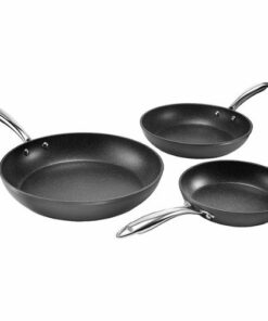 Granitestone - Diamond PRO 3-Piece Cookware Set - Black