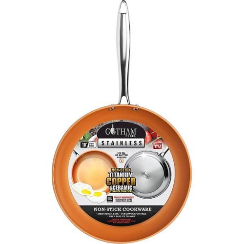 Gotham Steel - 10" Skillet - Silver