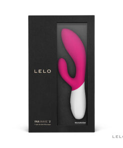 Lelo - INA WAVE 2 - Dual Vibrating Rabbit Massager - Cerise