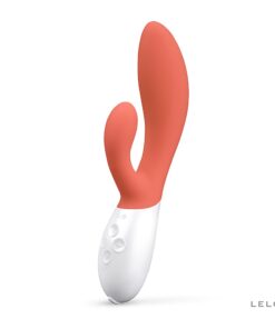 Lelo - INA 3 - Dual Vibrating Rabbit Massager - Coral Red