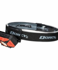 Dorcy - 650-Lumens LED USB Rechargeable Motion-Activated Headlamp - Red