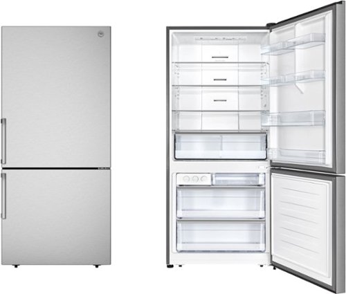 Bertazzoni - 17.1 Cu. Ft. Bottom-Freezer Refrigerator - Stainless steel 1