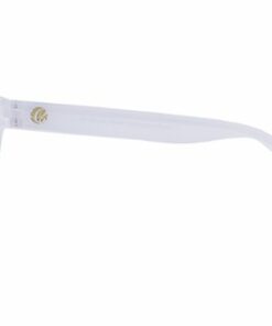 Crusheyes - PAISLEY; 45% Blue Light Filtration, Anti-Fog Coating, Anti-Reflective Mirror, Comfort-LITE Frame, Lifetime Warranty - Gloss Crystal Clear Front + White Inlay