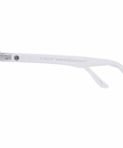 Crusheyes - WAYFARTHER; 45% Blue Light Filtration, Anti-Fog Coating, Anti-Reflective Mirror, Comfort-LITE Frame, Lifetime Warranty - Gloss Crystal Clear