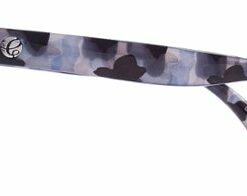 Crusheyes - PAISLEY; 45% Blue Light Filtration, Anti-Fog Coating, Anti-Reflective Mirror, Comfort-LITE Frame, Lifetime Warranty - Gloss Milky Black Grey Demi