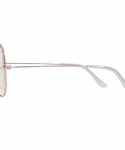Crusheyes - TAKE OFF; 45% Blue Light Filtration, Anti-Fog Coating, Anti-Reflective Mirror, Comfort-LITE Frame, Lifetime Warranty - Gloss Rose Gold + Clear Temple Tips