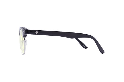 Crusheyes - WAYFARTHER; 45% Blue Light Filtration, Anti-Fog Coating, Anti-Reflective Mirror, Comfort-LITE Frame, Lifetime Warranty - Gloss Black