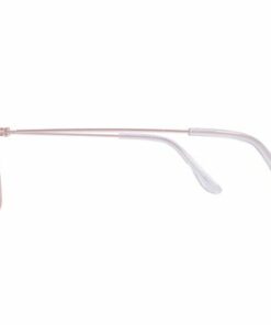 Crusheyes - NO CURFEW; 45% Blue Light Filtration, Anti-Fog Coating, Anti-Reflective Mirror, Comfort-LITE Frame, Lifetime Warranty - Gloss Rose Gold + Clear Temple Tips