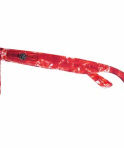 Crusheyes - NOSTALGIC; 45% Blue Light Filtration, Anti-Fog Coating, Anti-Reflective Mirror, Comfort-LITE Frame, Lifetime Warranty - Gloss Red Demi