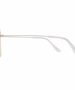 Crusheyes - NO CURFEW; 45% Blue Light Filtration, Anti-Fog Coating, Anti-Reflective Mirror, Comfort-LITE Frame, Lifetime Warranty - Gloss Gold + Clear Temple Tips