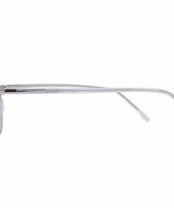 Kreedom - DAVINCI; 45% Blue Light Filtration, Anti-Fog Coating, Anti-Reflective Mirror, Comfort-LITE Frame, Lifetime Warranty - Gloss Silver + Clear Temple Tips