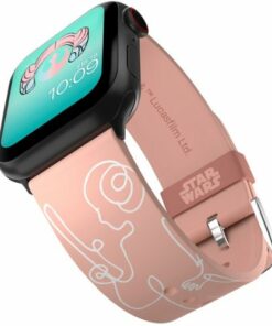 MobyFox - STAR WARS -  Leia Organa Edition Smartwatch Band - Compatible with Apple Watch - Fits 38mm, 40mm, 42mm and 44mm