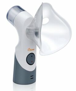 CRANE - Warm Steam & Cool Mist Cordless Portable Mist Inhaler - White/Gray