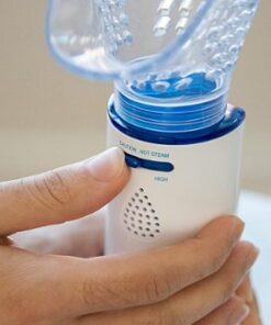 CRANE - Personal Corded Steam Inhaler - White/Blue