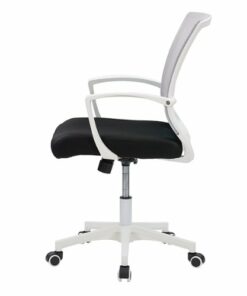 CorLiving - Workspace Ergonomic Mesh Back Office Chair - Grey and White