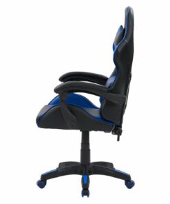 CorLiving - Ravagers Gaming Chair - Black and Blue