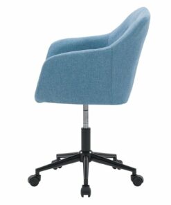 CorLiving - Marlowe Upholstered Button Tufted Task Chair - Light Blue