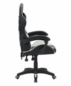 CorLiving - Ravagers Gaming Chair - Black and White
