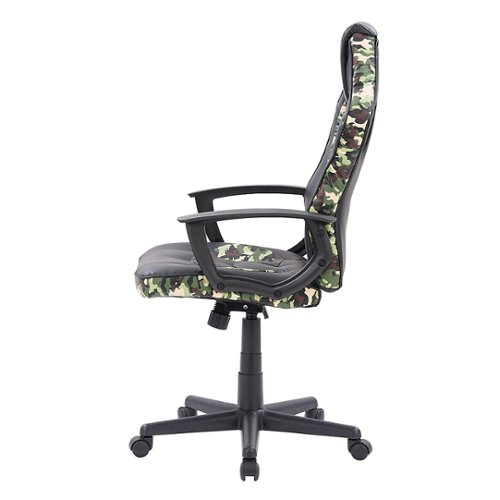 CorLiving - Mad Dog Gaming Chair - Black and Camo