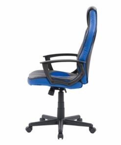 CorLiving - Mad Dog Gaming Chair - Black and Blue