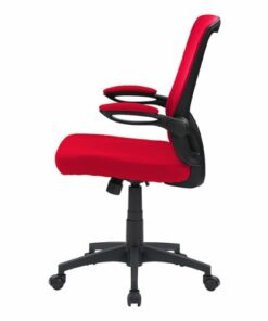 CorLiving - Workspace High Mesh Back Office Chair - Red
