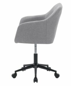 CorLiving - Marlowe Upholstered Button Tufted Task Chair - Light Grey