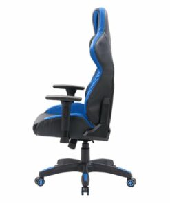 CorLiving - Nightshade Gaming Chair - Black and Blue