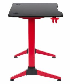 CorLiving - Conqueror Gaming Desk - Red and Black