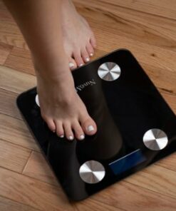 NuvoMed - Bluetooth Body Fat Digital Scale - Black