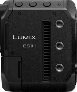 Panasonic LUMIX Full-Frame Box-Style Live & Cinema Camera, 6K 24p / 5.9K 30p 10-bit Unlimited Video - DC-BS1H - Black