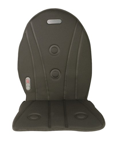 NuvoMed - Heating and Vibrating Seat Cushion Massager - Black