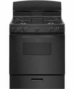 GE - 4.8 Cu. Ft. Freestanding Gas Range - Black 1