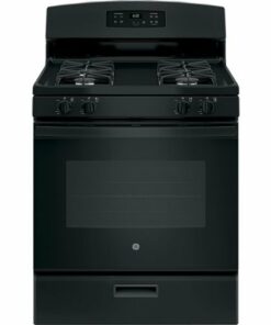 GE - 4.8 Cu. Ft. Freestanding Gas Range - Black 2