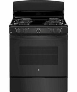 GE - 5.0 Cu. Ft. Freestanding Electric Range - Black 0