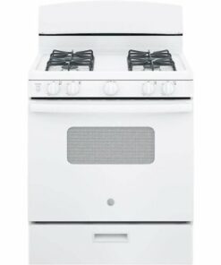 GE - 4.8 Cu. Ft. Freestanding Gas Range - White 0