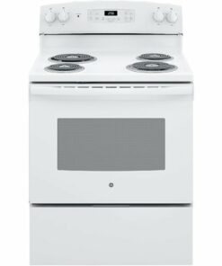GE - 5.0 Cu. Ft. Self-Cleaning Freestanding Electric Range - White