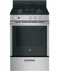 GE - 2.9 Cu. Ft. Freestanding Gas Range - Stainless steel
