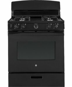 GE - 4.8 Cu. Ft. Freestanding Gas Range - Black 3