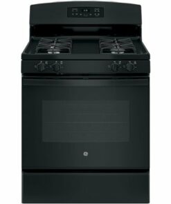 GE - 5.0 Cu. Ft. Self-Cleaning Freestanding Gas Range - Black