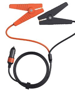 Jackery - 12-Volt Automotive Lead-acid Battery Charging Cable - Black