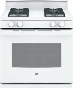 GE - 4.8 Cu. Ft. Freestanding Gas Range - White 2
