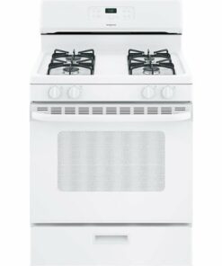Hotpoint - 4.8 Cu. Ft. Freestanding Gas Range - White 0