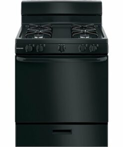 Hotpoint - 4.8 Cu. Ft. Freestanding Gas Range - Black 0