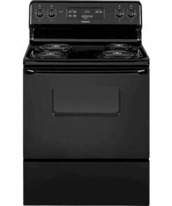 Hotpoint - 5.0 Cu. Ft. Freestanding Electric Range - Black 1